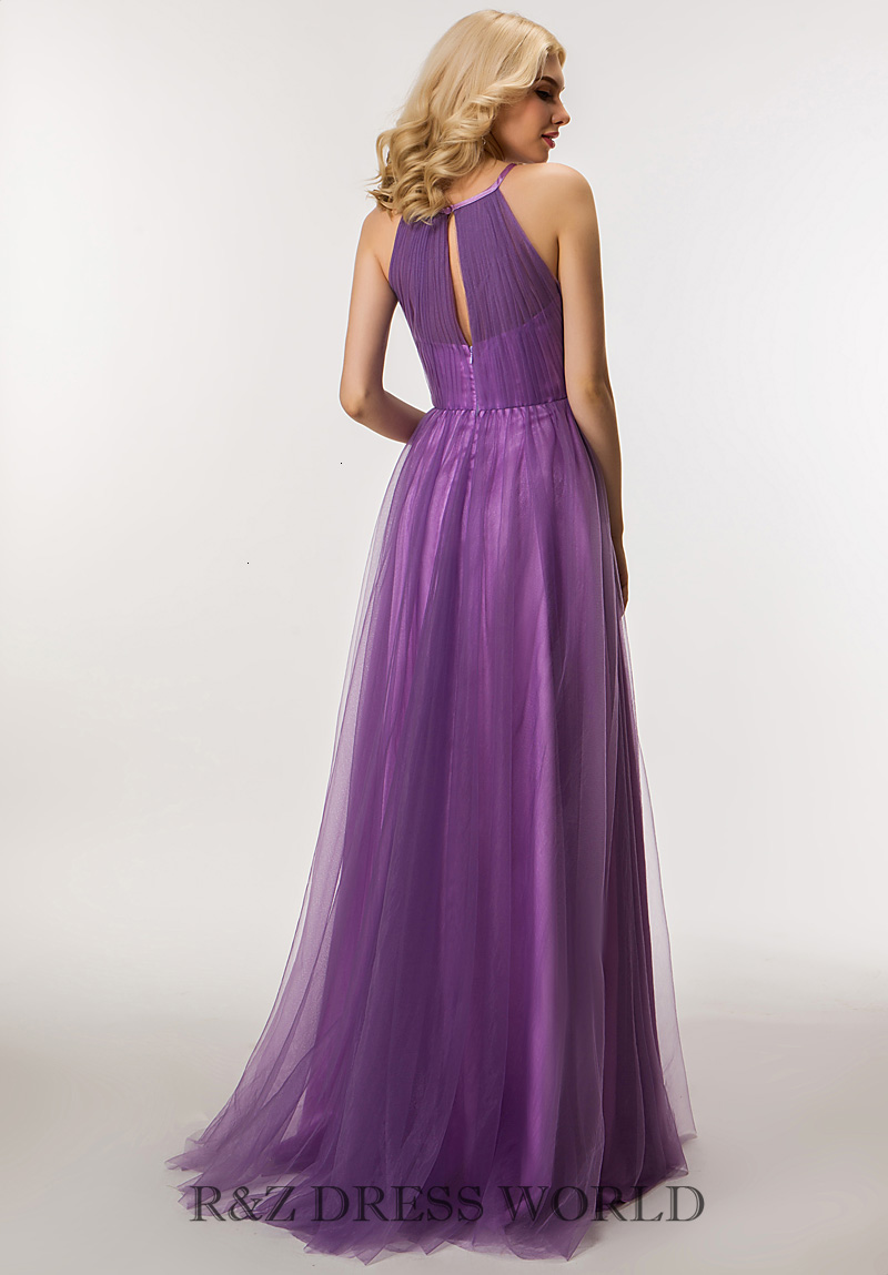 Cadbury purple halterneck dress